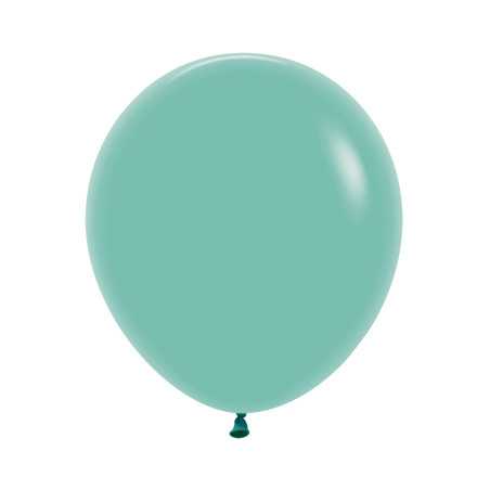 Round balloons 18inch (40cm) - Aquamarina - 037 R18037 Sempertex France