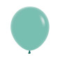 Round balloons 18" (40cm) aquamarine (Aquamarina 037) – 25 Pcs