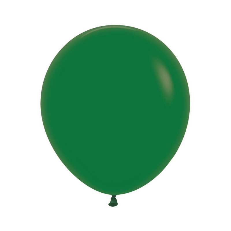 Round balloons 18" (40cm) forest green (Forest Green 032) – 25 Pcs