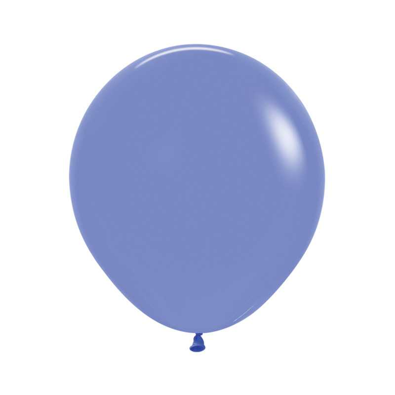 Round balloons 18" (40cm) periwinkle blue (Periwinkle Blue 042) – 25 Pcs