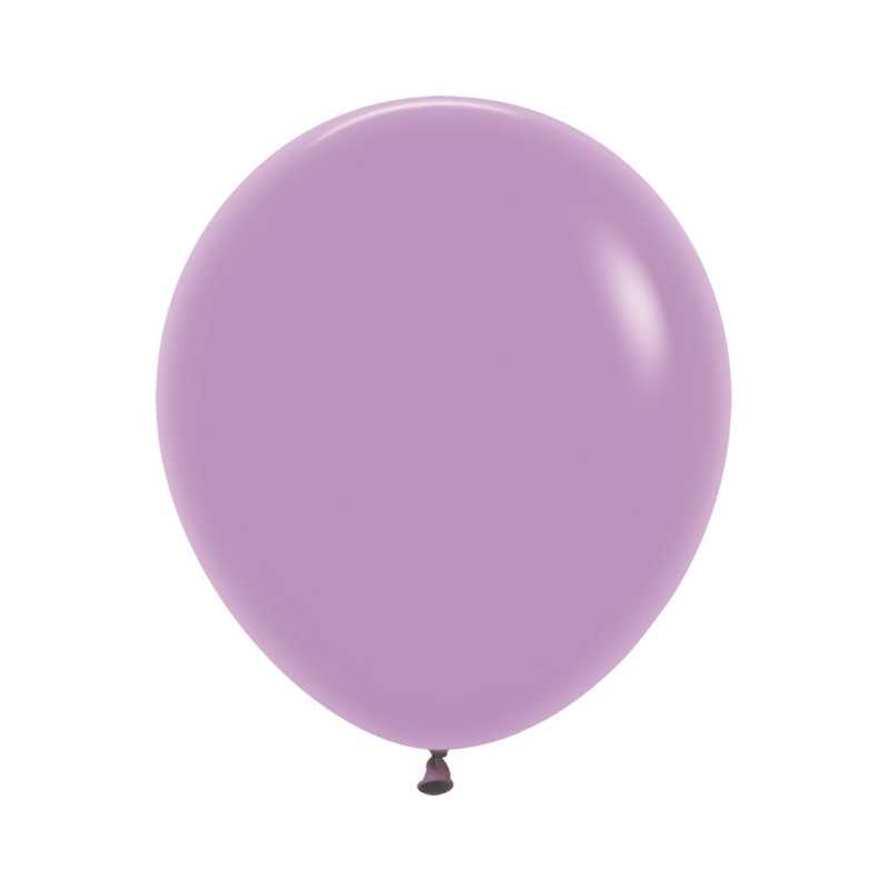 Round balloons 18" (40cm) lilac (Lilac 050) – 25 Pcs
