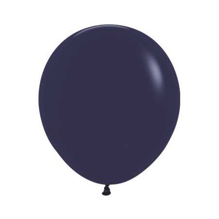 Round balloons 18inch (40cm) - Navy Blue - 044 R18044 Sempertex France
