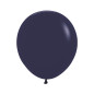 Ballons ronds 18" (40cm) bleu navy (Navy Blue 044) – 25 Pcs