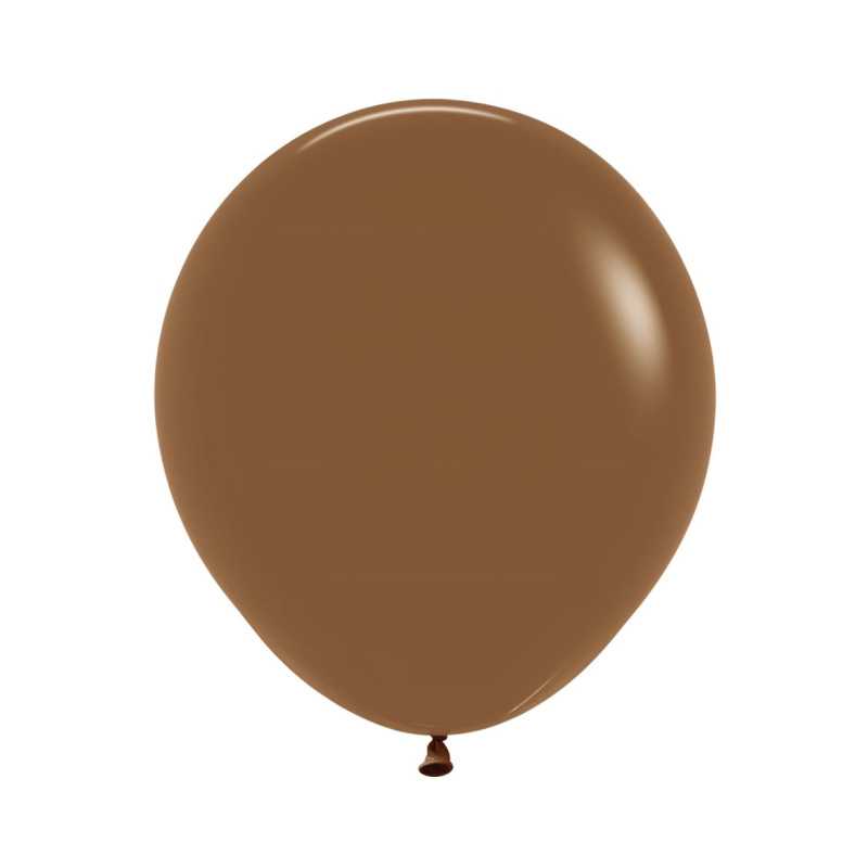 Round balloons 18" (40cm) coffee (Coffee 074) – 25 Pcs