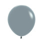 Ballons ronds 18" (40cm) bleu pastel grisé (Pastel Dusk Blue 140) – 25 Pcs