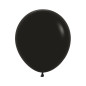 Round balloons 18" (40cm) black (Black 080) – 25 Pcs