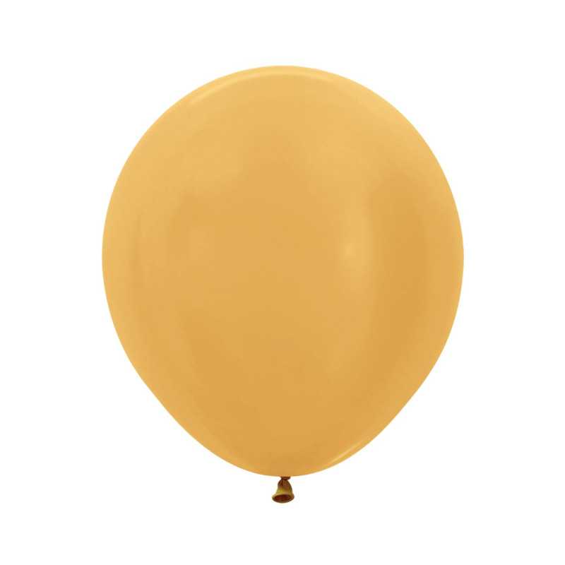 Ballons ronds 18" (40cm) or métallique (Metallic Gold 570) – 25 Pcs