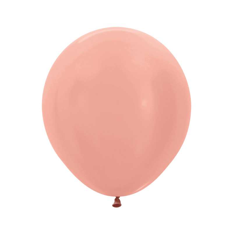 Round balloons 18" (40cm) metallic rose gold (Metallic Rose Gold 568) – 25 Pcs Round balloons 18" (40cm) metallic rose gold (Metallic Rose Gold 568) – 25 Pcs