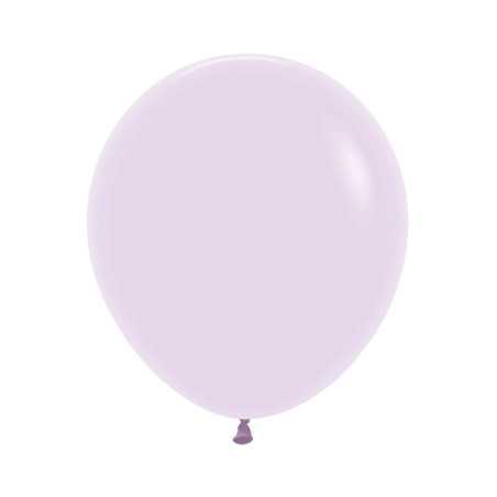 Round balloons 18inch (40cm) - Pastel Matte Lilac - 650 R18650 Sempertex France