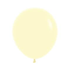 Round balloons 18inch (40cm) - Pastel Matte Yellow - 620 R18620 Sempertex France