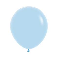 Round balloons 18inch (40cm) - Pastel Matte Blue - 640 R18640 Sempertex France