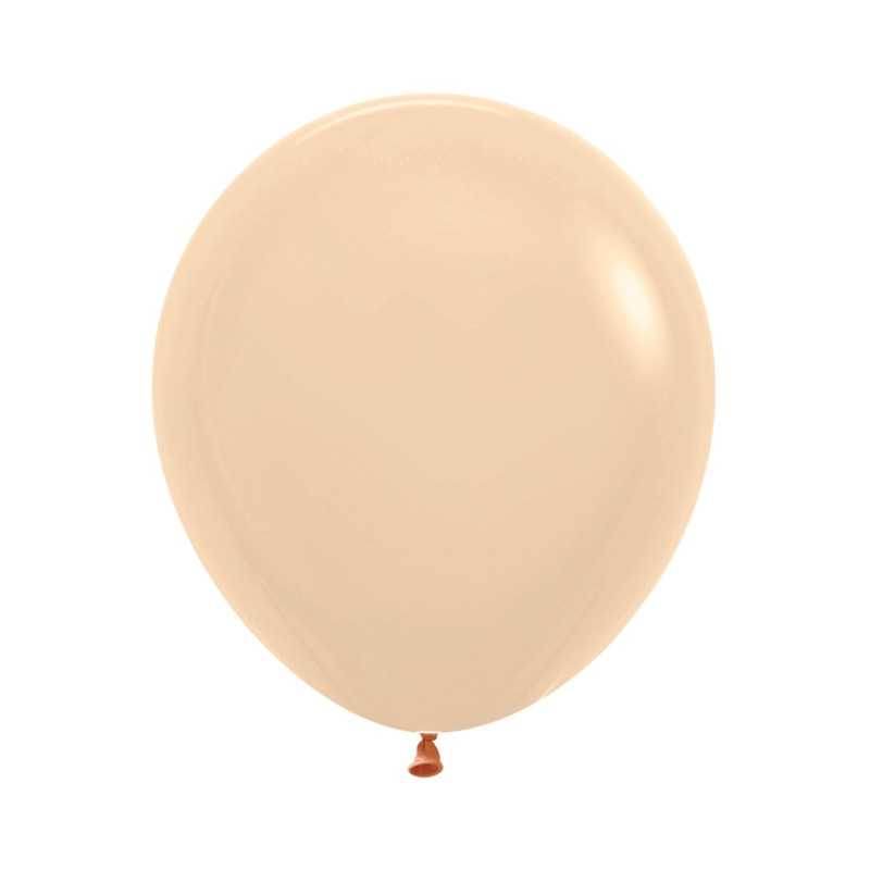 Round balloons 18" (40cm) matte pastel peach (Pastel Matte Malibu Peach 660) – 25 P Round balloons 18" (40cm) matte pastel peach (Pastel Matte Malibu Peach 660) – 25 P