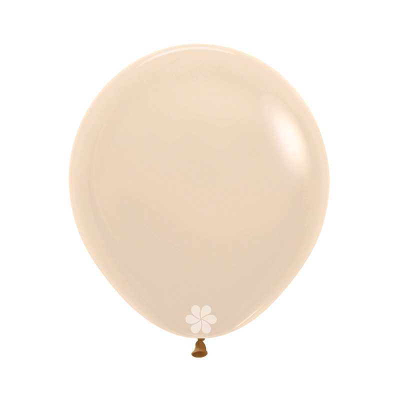 Round balloons 18" (40cm) matte pastel nude (Pastel Matte Nude 661) – 25 Pcs