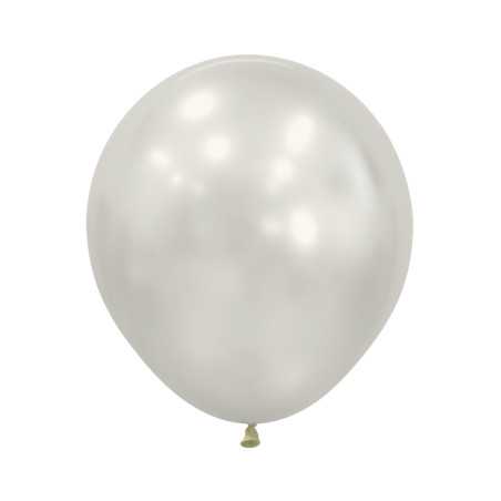Round balloons 18inch (40cm) - Silk Oyster White - 806 R18806 Sempertex France