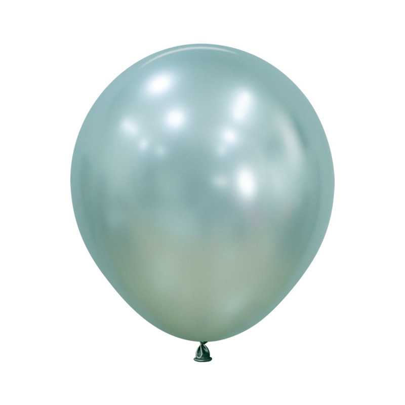 Ballons ronds 18" (40cm) vert menthe soyeux (Silk Cool Mint 826) – 25 Pcs