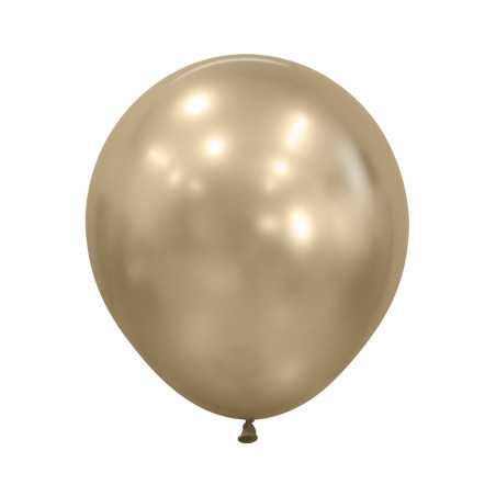 Round balloons 18inch (40cm) - Silk Gold Dust - 870 R18870 Sempertex France