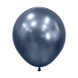 Round balloons 18" (40cm) midnight blue chrome (Reflex Galaxy Blue 944) – 15 Pcs