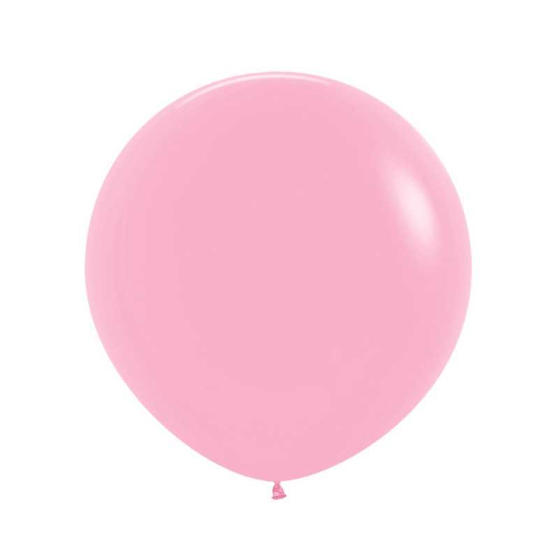 Round balloons 24" (60cm) light pink (Pink 009) – 3 Pcs