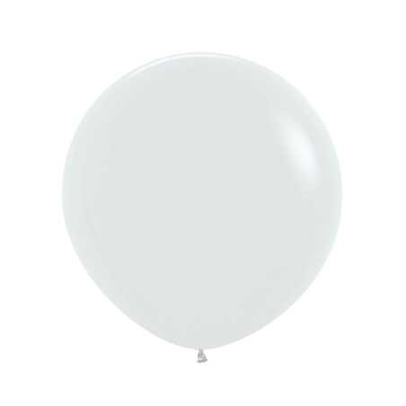 Round balloons 24inch (60cm) - White - 005 R24005 Sempertex France