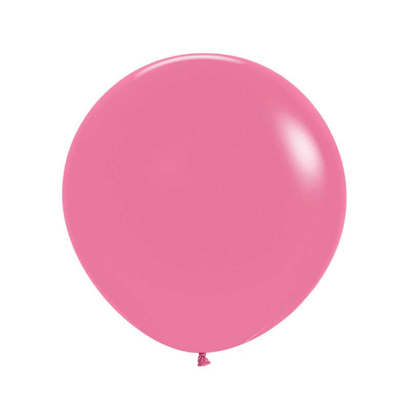 Round balloons 24" (60cm) pink (Pink 011) – 3 Pcs