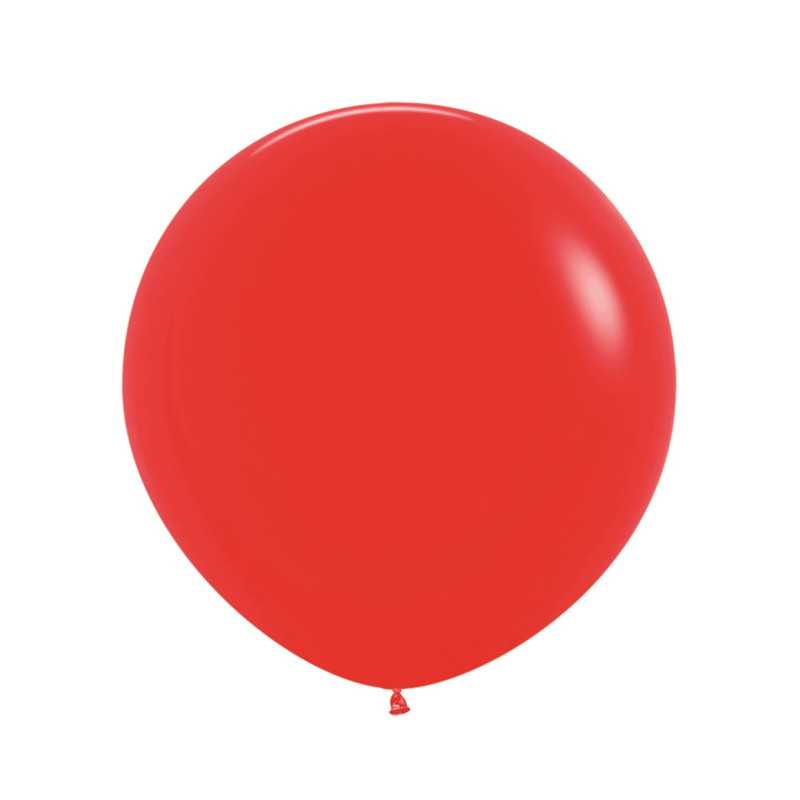 Round balloons 24" (60cm) red (Red 015) – 3 Pcs Round balloons 24" (60cm) red (Red 015) – 3 Pcs