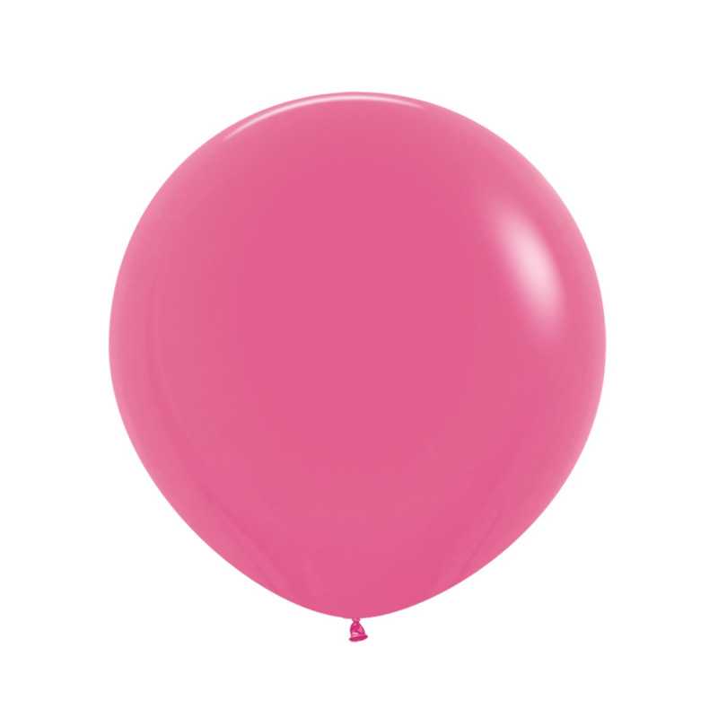 Ballons ronds 24" (60cm) fuchsia (Fuchsia 012) – 3 Pcs