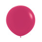 Ballons ronds 24" (60cm) framboise (Raspberry 014) – 3 Pcs