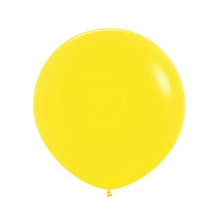 Ballons ronds 24inch (60cm) -  Yellow - 020 R24020 Sempertex France