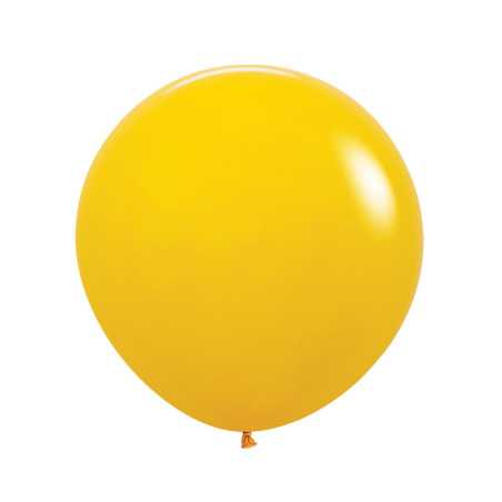 Round balloons 24inch (60cm) - Honey Yellow - 021 R24021 Sempertex France