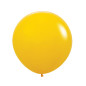 Round balloons 24" (60cm) honey yellow (Honey Yellow 021) – 10 Pcs Round balloons 24" (60cm) honey yellow (Honey Yellow 021) – 10 Pcs