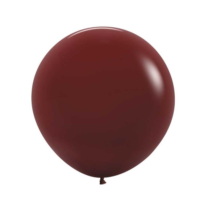 Ballons ronds 24" (60cm) merlot (Merlot 018) – 10 Pcs