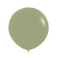 Round balloons 24" (60cm) eucalyptus (Eucalyptus 027) – 3 Pcs