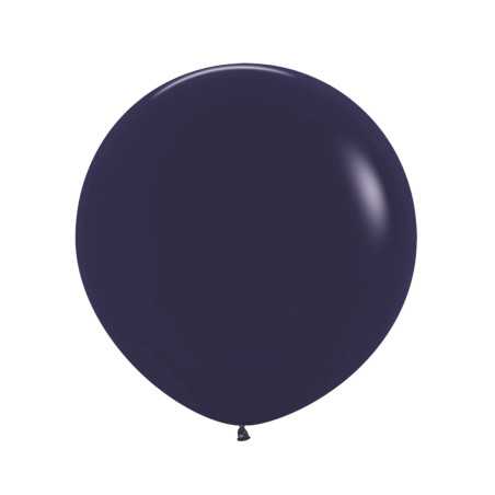 Round balloons 24inch (60cm) - Navy Blue - 044 R24044 Sempertex France