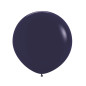 Round balloons 24" (60cm) navy blue (Navy Blue 044) – 3 Pcs