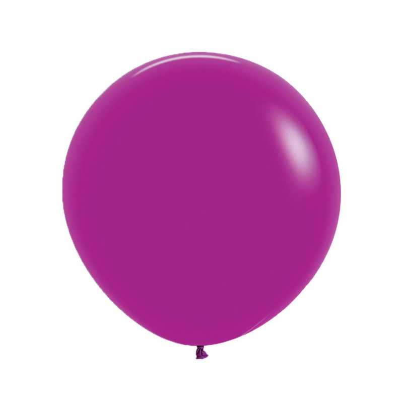 Round balloons 24" (60cm) orchid (Purple Orchid 056) – 10 Pcs