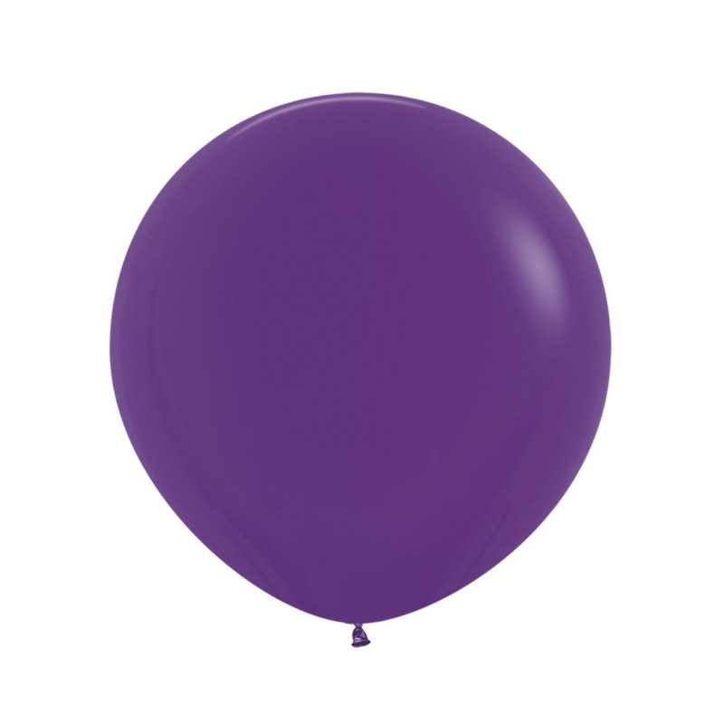 Ballons ronds 24" (60cm) violet (Violet 051) – 10 Pcs