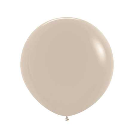 Round balloons 24inch (60cm) - White Sand - 071 R24071 Sempertex France