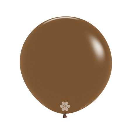 Round balloons 24 inches (60cm) Mocha - 070 - 3 Pcs - Sempertex France