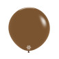 Round balloons 24" (60cm) mocha (Mocha 070) – 3 Pcs