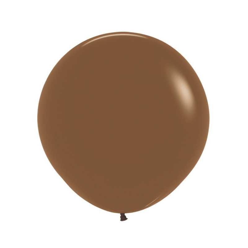 Ballons ronds 24" (60cm) café (Coffee 074) – 3 Pcs