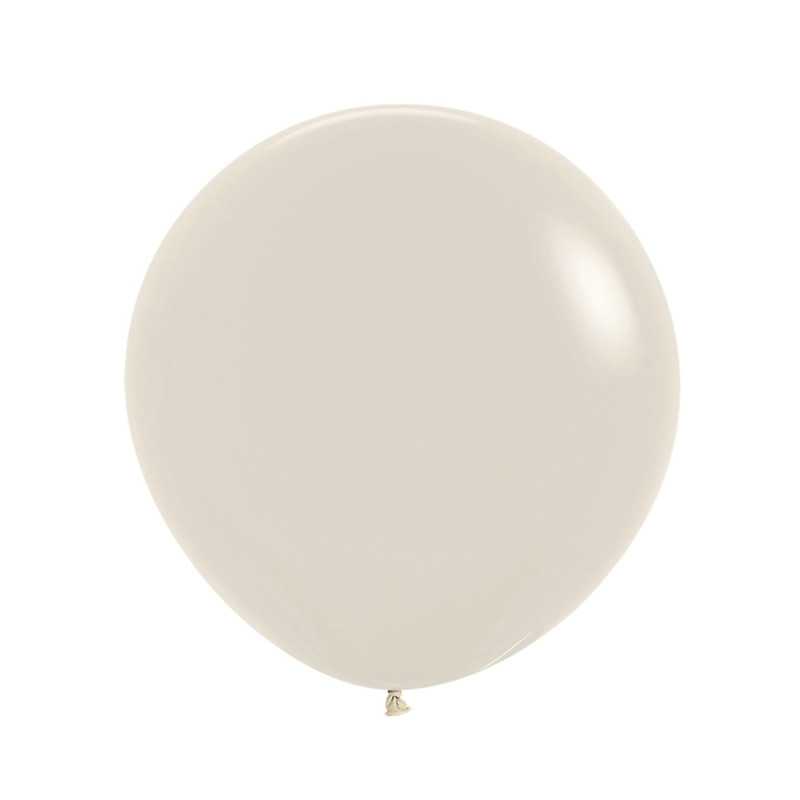 Round balloons 24" (60cm) cream (Pastel Dusk Cream 107) – 3 Pcs Round balloons 24" (60cm) cream (Pastel Dusk Cream 107) – 3 Pcs