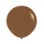 Round balloons 24" (60cm) coffee (Coffee 074) – 10 Pcs