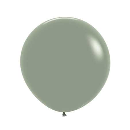 Round balloons 24inch (60cm) - Pastel Dusk Laurel Green - 127 R24127 Sempertex France