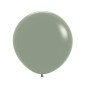 Round Balloons 24" (60cm) - Pastel Dusk Laurel Green - 127 - 10 Pcs