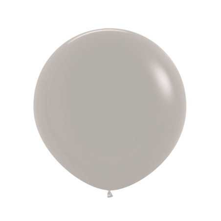 Round balloons 24inch (60cm) - Gray - 081 R24081 Sempertex France