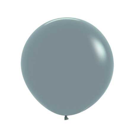 Round balloons 24inch (60cm) - Pastel Dusk Blue - 140 R24140 Sempertex France