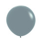Round balloons 24" (60cm) gray pastel blue (Pastel Dusk Blue 140) – 10 Pcs Round balloons 24" (60cm) gray pastel blue (Pastel Dusk Blue 140) – 10 Pcs