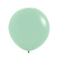 Ballons ronds 24" (60cm) thé vert (Pastel Dusk Green Tea 126) – 3 Pcs