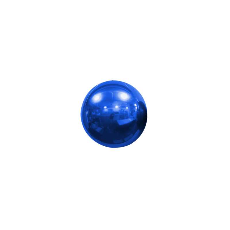 Mirror Globe Balloon 7" (18cm) Blue