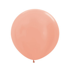 Round balloons 24inch (60cm) - Metallic Rose Gold - 568 R24568 Sempertex France